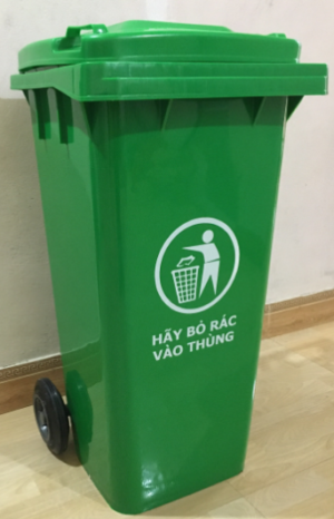 thùng rác nhựa 120 lít