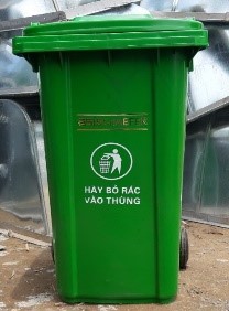 thùng rác nhựa 360 lít