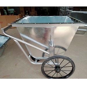 Xe gom rác 400 lít thùng chứa tôn