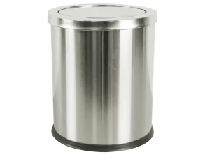thùng rác inox nắp lật 250x305 mm