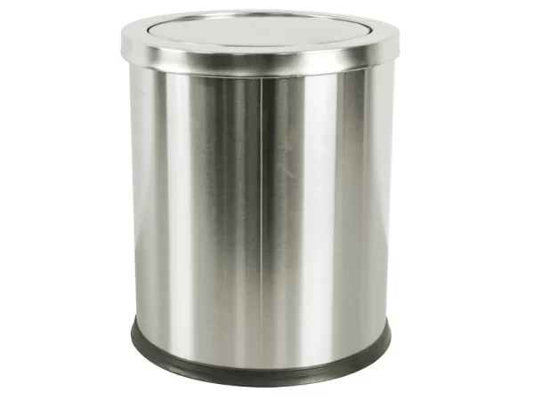 thùng rác inox nắp lật 250x305 mm