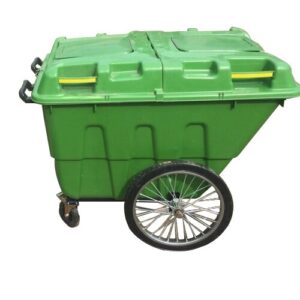 xe gom rác 450 lít nhựa HDPE