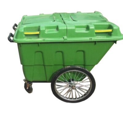 xe gom rác 450 lít nhựa HDPE