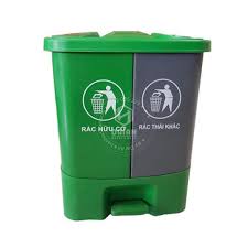 Thùng rác 2 ngăn 40 lít nhựa HDPE