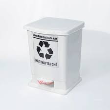 Thùng rác y tế 20 lít màu trắng 3 t5
