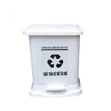 Thùng rác y tế 15 lít màu trắng 3 tr4
