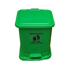 Thùng rác y tế 20 lít màu xanh 4 y24