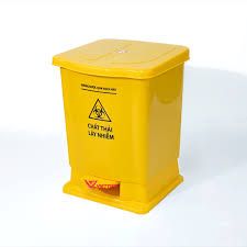 Thùng rác y tế 20 lít màu vàng 2 y28