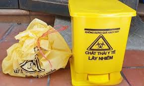 Thùng rác y tế 20 lít màu vàng 3 y31