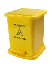 Thùng rác y tế 20 lít màu vàng 5 y33