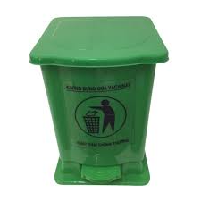Thùng rác y tế 15 lít màu xanh 5 y6