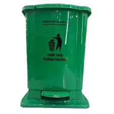 Thùng rác y tế 15 lít màu xanh 4 y8